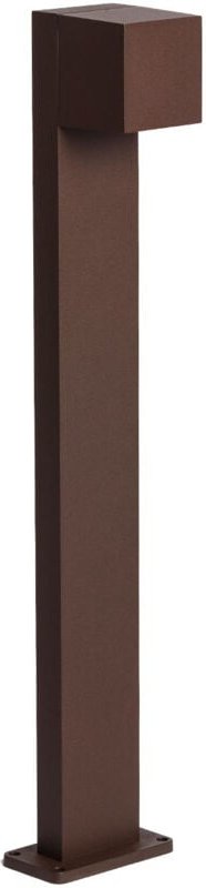 Efectoled - LED-Wegeleuchte 10W Oberfläche Fuß 80cm Aluminium Iridix Rost