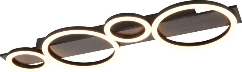 Led Deckenleuchte Lumos schwarz matt - weiß Deckenlampen & Kronleuchter - Reality