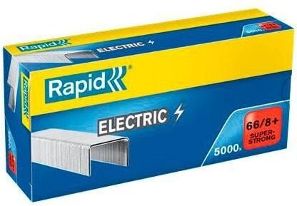 Rapid-Heftklammern super strong electric 66/8+ verzinkt -Box von 5000-.