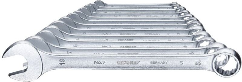 Gedore 6091530 Ring-Maulschlüssel-Satz 12teilig Schlüsselweite (Metrisch) 6 - 19 mm
