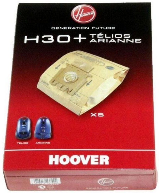 Ersatzteil - 5er Pack Staubsaugerbeutel H30S SENSORY TELIOS ARIANNE - - HOOVER, CANDY