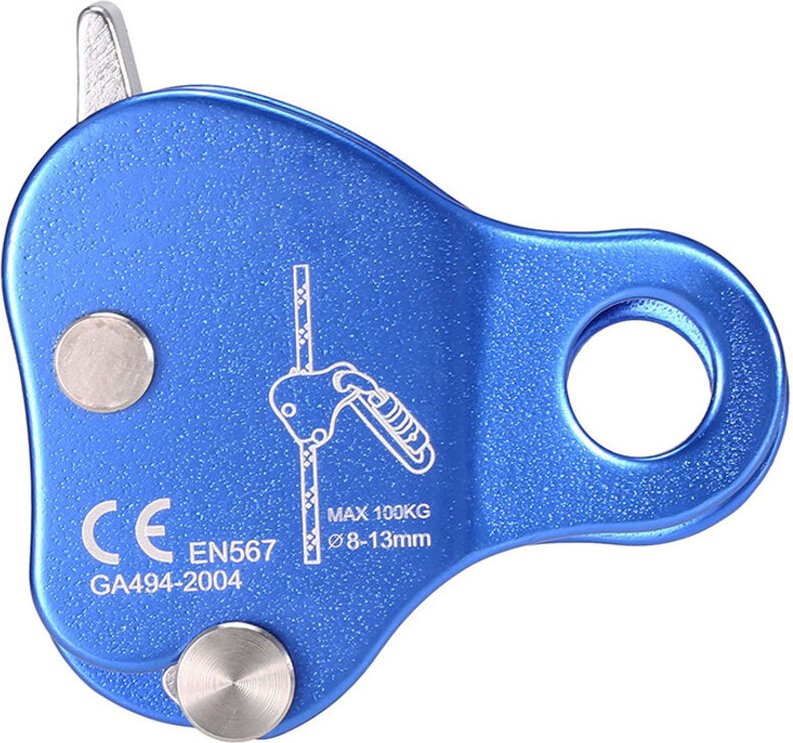 Kletterrolle Ascender Aluminium-Magnesium-Legierung für 8-13 mm Seil 100 kg