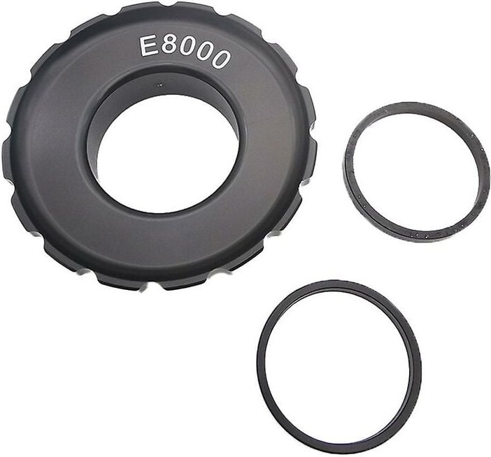 Für Mid Motor Steel Kurbelscheibenschlossabdeckung E8000 Fahrradzubehör, e8000