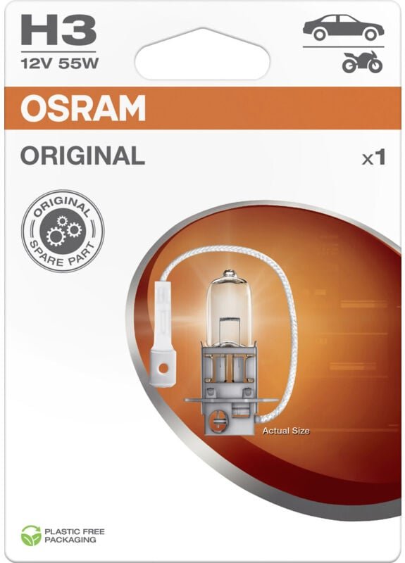 Osram Scheinwerferlampe H3 Original 2.0 Frontscheinwerfer