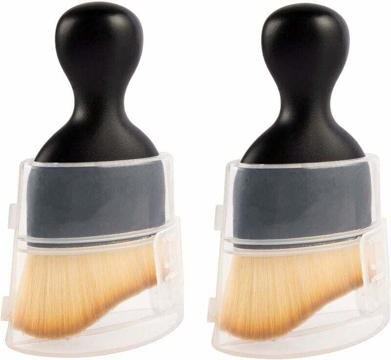 ZVD 2-teiliges Reinigungswerkzeug-Set für den Autoinnenraum, Reinigungsbürste für das Armaturenbrett, Werkzeug zur Staub...