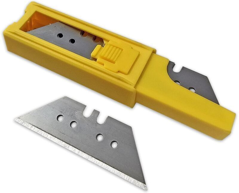 Trapezförmige Schneidklingen – 10er-Packung, 60 mm lang, 0,65 mm dick – Sauberer Schnitt für verschiedene Materialien