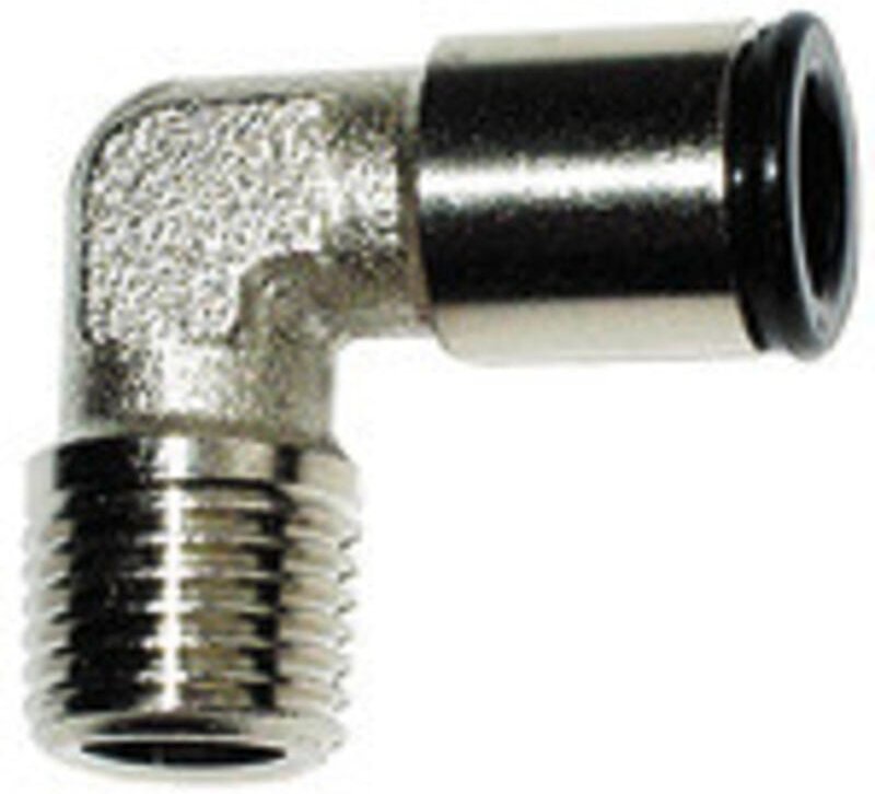 Winkeleinschraubverschrau. »value line«, r 1/4 a., ms vern. Ø8mm - Riegler