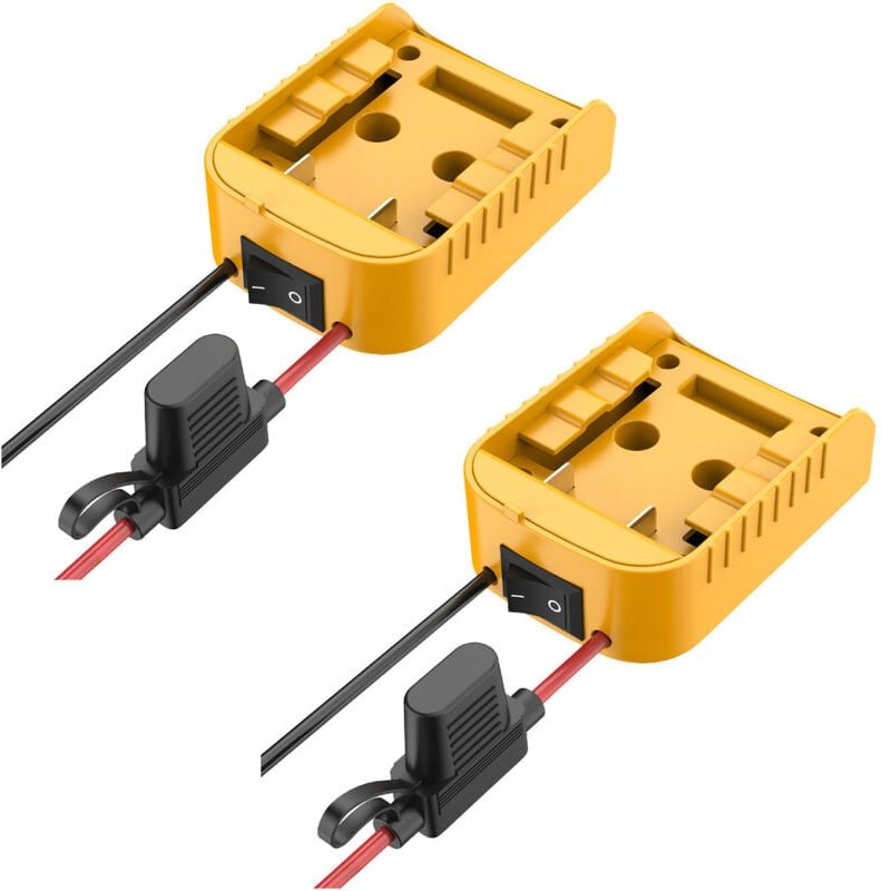 Adapter für 18V/20V Lithium-Batterie DIY mit EIN/AUS-Schalter Sicherung Rc Auto Spielzeug