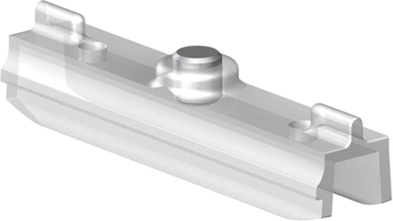 Supra - Klapperschutz/Aushängesicherung, Glasstärke 6 mm, Kunststoff transparent