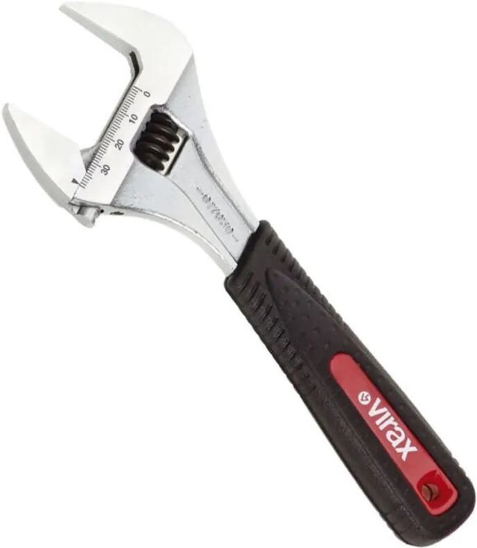 Rollgabelschlüssel Öffnung 39 mm extra breit 8 Virax 215 mm - 017050