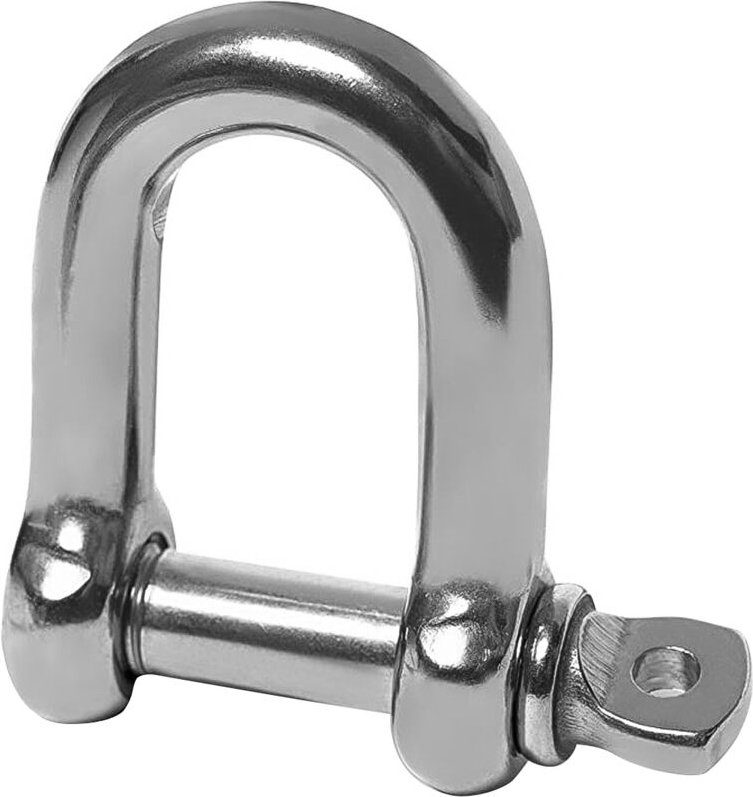 5/16 Zoll verzinkter gerader Schäkel aus Edelstahl