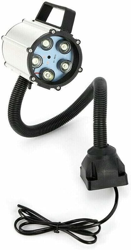 5W LED-Lampe CNC-Maschinenlampe zum Nähen von CNC-Maschinen Arbeitsdrehmaschine Magnetfuß Arbeitslicht Flexibler Arm