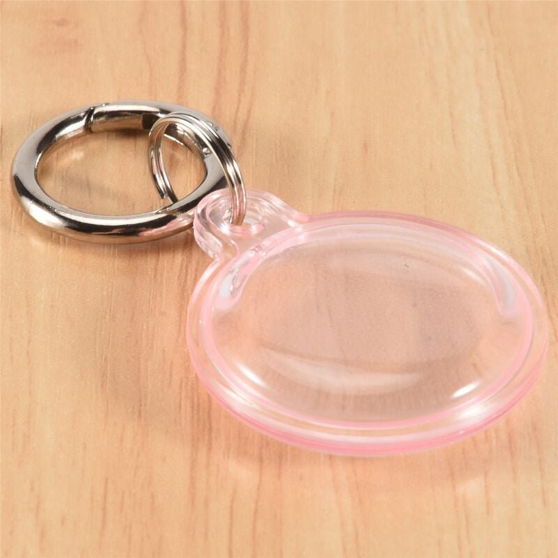 Tlily - 4er-Pack Schutzhülle für Apple AirTag, Silikon-Schlüsselanhänger, kompatibel mit Air-Tag-Halter mit Schlüsselrin...