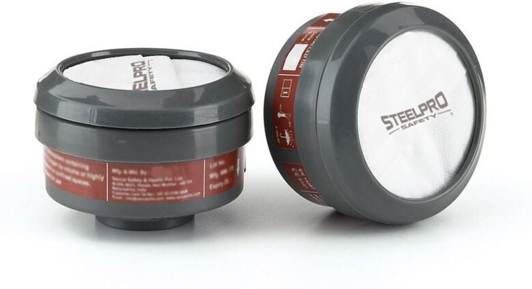 Packung mit 2 Filtern mit FP-Gewinde ABEK1P3 steelpro