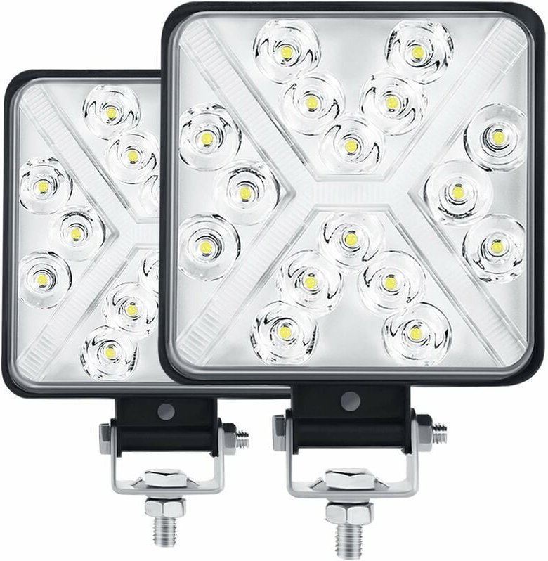 Paar 4' LED Arbeitsscheinwerfer Traktor 300W 12000LM 6000K LED Scheinwerfer 4x4 IP67 Motorrad LED Zusatzscheinwerfer Qua...