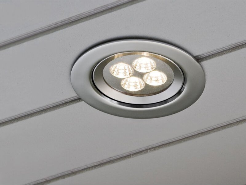 Konstsmide - Schwenkbarer led Deckeneinbaustrahler 12,5 cm, geeignet für Bad und Außenbereich