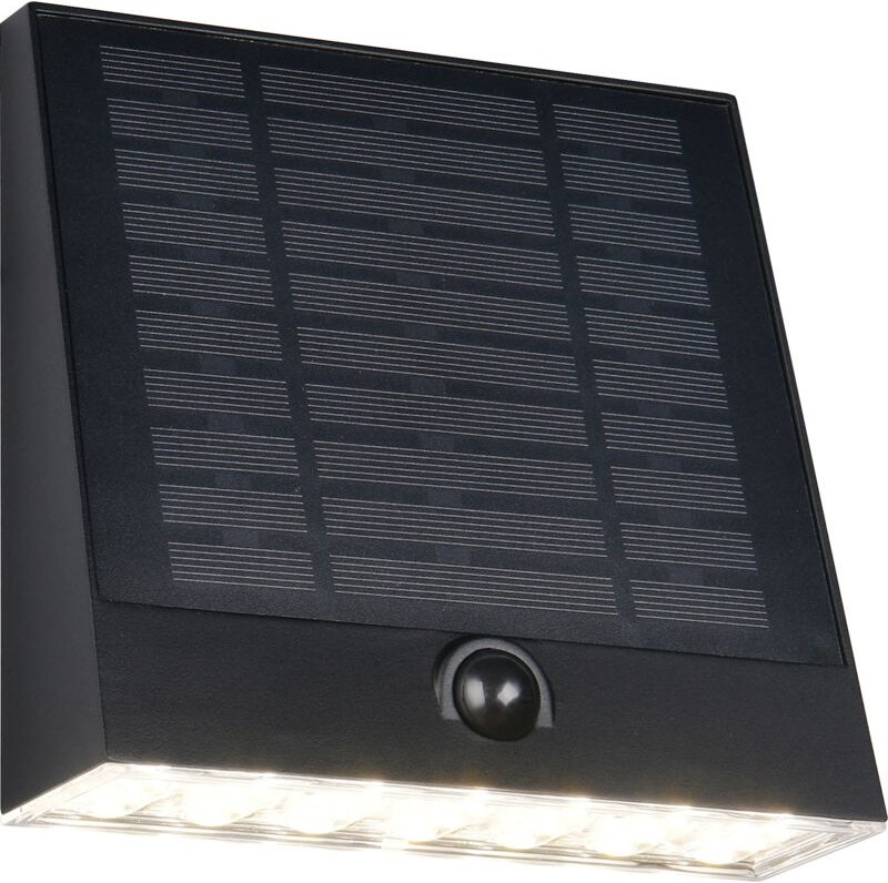 Trio Lighting - reality Solar LED-Wandleuchte alvorada, R23326102, 6 w, 600lm, 4000K, schwarz