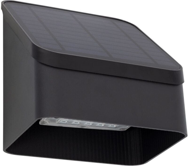 Ledkia - LED-Wandleuchte Aussen Solar aus Aluminium mit Bewegungsmelder Radar Namib 4000K Neutralweiß