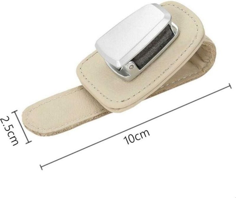 Auto-Brillenhalter, Auto-Sonnenblende, Sonnenbrillen-Halter-Clip, Auto-Sonnenbrillen-Halter, Leder-Brillen-Clip für Auto...