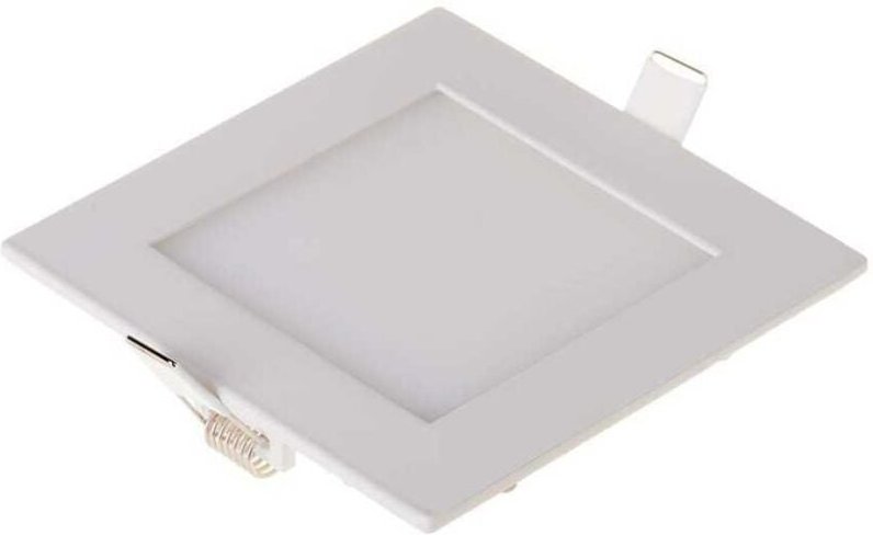 V-TAC VT-307SQ 3 W Einbau-Mini-Quadrat-LED-Panel, weiße Farbe, 130 lm, 120 ° natürliches weißes Licht, 4000 K, Artikelnu...