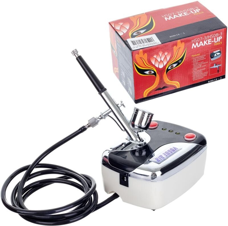 Mini Kompressor Airbrush Düse 0,3mm Schlauch Set 3 Modi