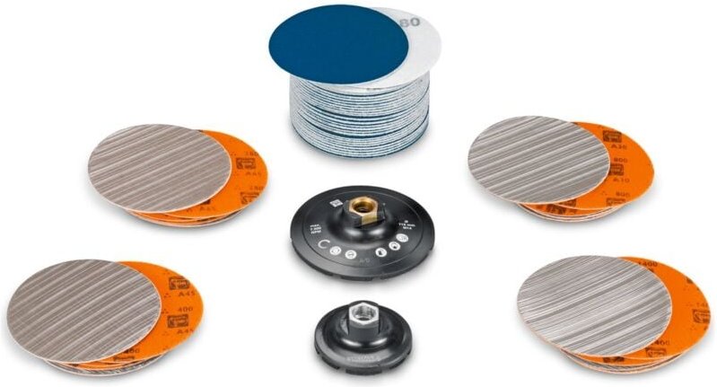 Fein - Edelstahl-Set Vorbereitung Polieren Fläche/Rohre/Profile