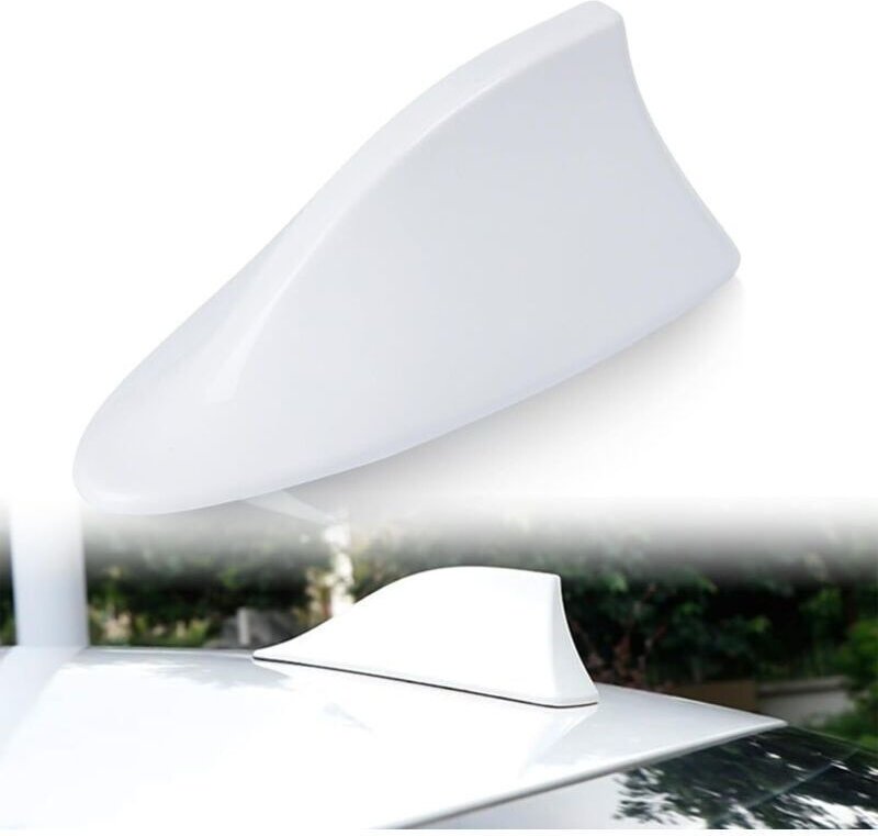 Haifischflossen-Autoantenne, Haifischflossenantenne, verbessert den Fahrzeugempfang für Autos, wasserdichte FM/AM-Autoan...