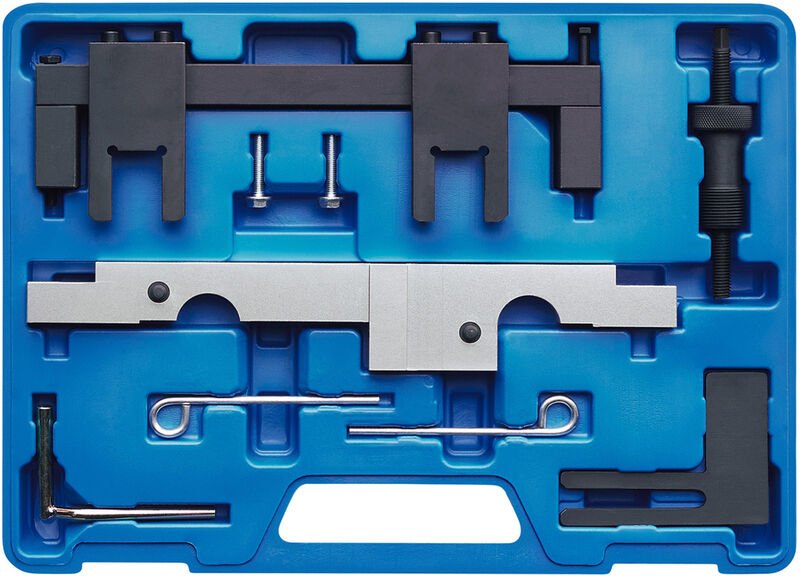 K.200-1043 Motoreinstellwerkzeug Arretierwerkzeug Steuerkette Nockenwelle kompatibel mit bmw N43 1.6 2.0 B16 B20 - Kraft...