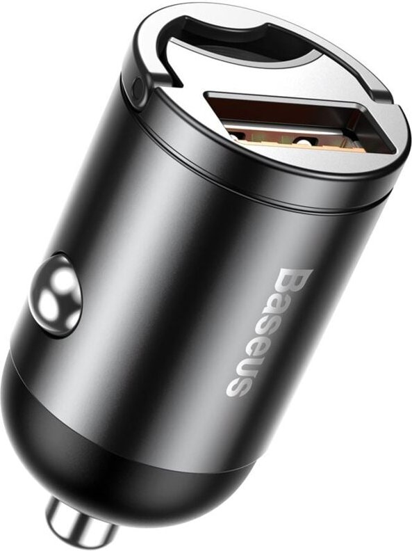 Baseus Tiny Star Mini Auto Ladegerät Autoadapter USB 30W Quick Charge 3.0 grau (VCHX-A0G)
