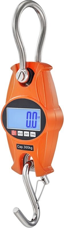 Mophorn - Digitale Kranwaage, 660 lbs/300 kg Tragkraft, industrielle Hochleistungs-Hängewaage mit Gehäuse aus Aluminiumg...