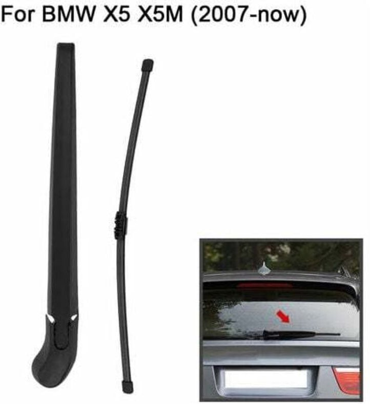Auto-Heckscheibenwischerarm und -blatt, komplettes Ersatzset für Bmw E70 X5 X5M