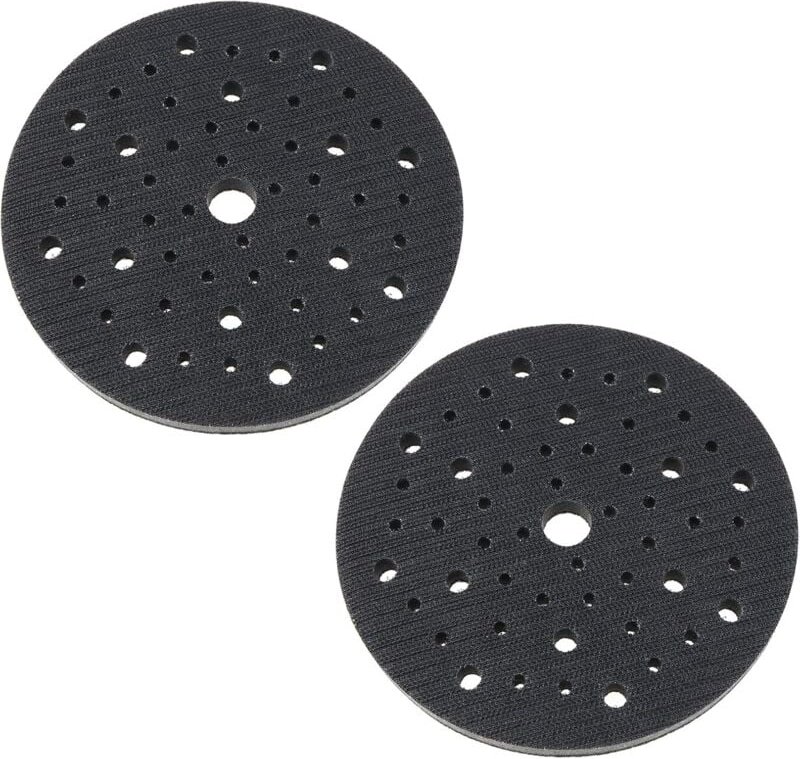 2 Stück weiches Schwamm-Interface-Pad, 150 mm Schleifpad, 53 Löcher für Schleifer, spezielles schlagfestes Pad-Kissen, E...