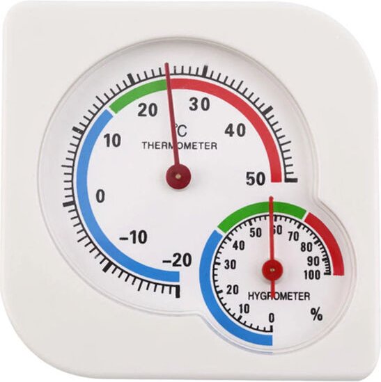Ahlsen - Hygrometer-Thermometer für den Innenbereich, Temperatur- und Luftfeuchtigkeitsmesser mit (℉/℃) für Luftbefeucht...