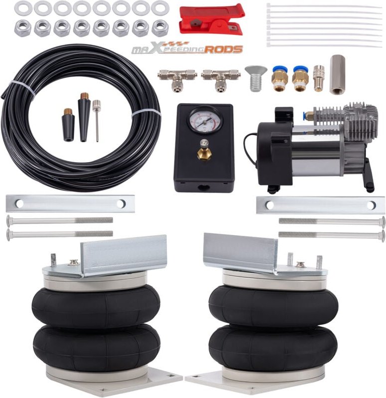 2Stk. Luftfederung mit 12 V Kompressor Kit for Vauxhall Movano 2010-2020 4000 KG