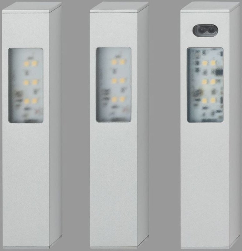 Telefunken 3er Set Sensor Möbelunterbauleuchte, 16 cm, 2,5 w, 180 lm, Aluminium