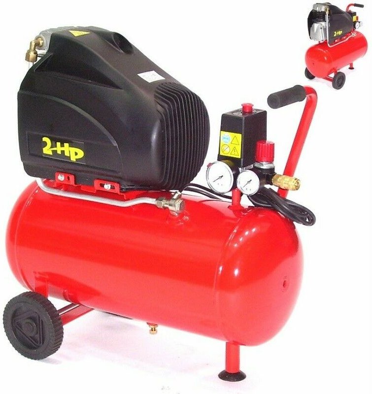 Apex - Werkstattkompressor Druckluftkompressor 2500 2PS Kompressor 24L Kolbenkompressor