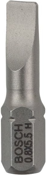 Schrauberbit Extra-Hart, s 0,8 x 5,5, 25 mm, 25er-Pack - Bosch