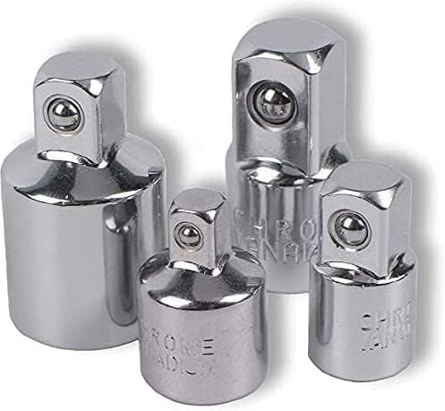 Thumbnail - 4 Stück Ratschen-Steckschlüssel-Adapter. Ratschen-Steckschlüssel-Adapter 1/2 auf 3/8-3/8 auf 1/2-1/4 auf 3/8-3/8 auf 1/4...