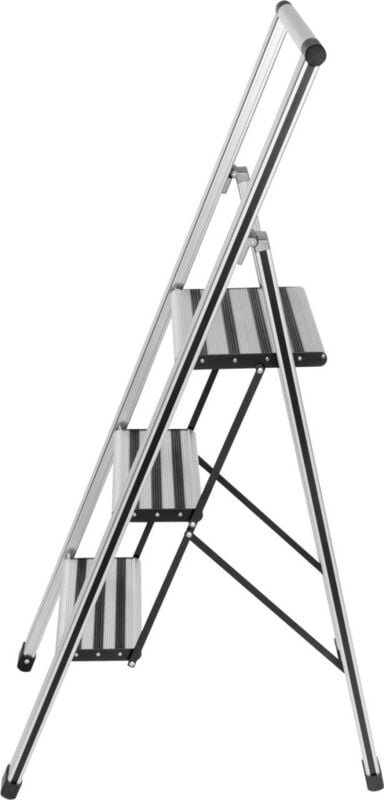 Aluminium-Design Klapptrittleiter 2,55m Stufen Trittleiter Klappleiter - Wenko