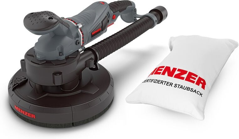 Trockenbauschleifer tbs 225 av mit integrierter Absaugung, Kompaktschleifer für nahezu staubfreies Schleifen, inkl. Schl...