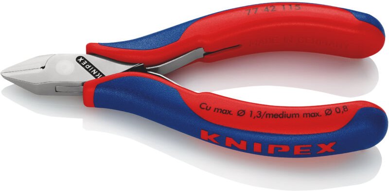 Knipex - 77 42 115 Elektronik- Seitenschneider mit Mehrko. 115 mm