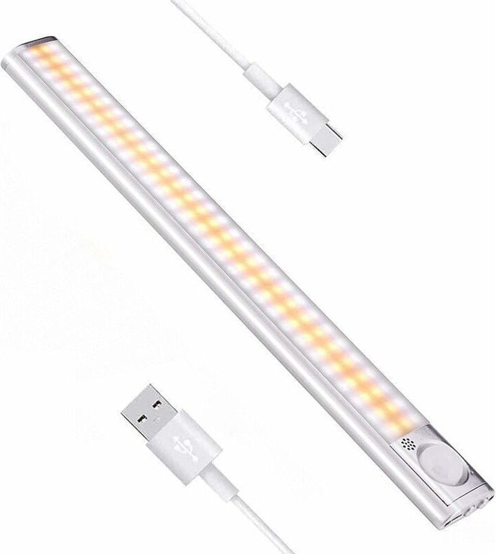 Thumbnail - 160 LEDs Kabelloses Schranklicht, LED-Lichtstreifen für die Küche, LED-Beleuchtung unter dem Küchenschrank, Nachtlicht m...
