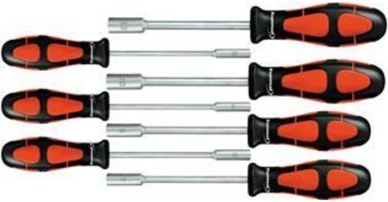 Steckschlüssel- Schraubendreher-Satz 5-13mm 7-teilig Format