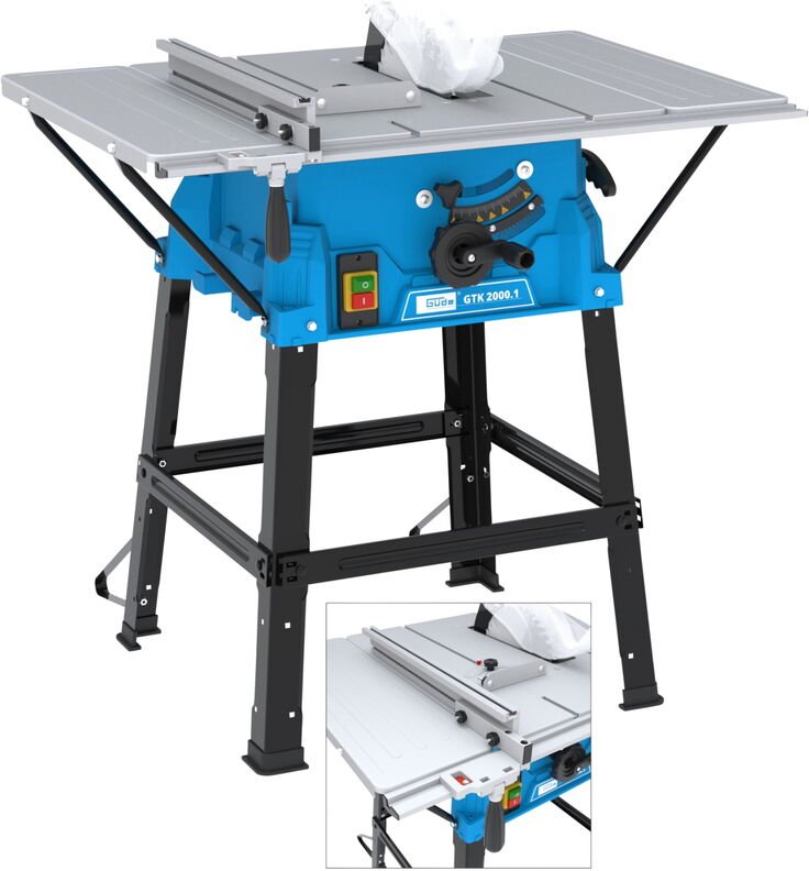 Güde - Tischkreissäge Tischsäge gtk 2000.1 Tischverbreiterung + Paralellanschlag