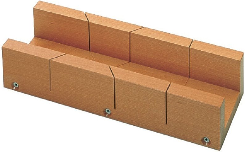 ECE - Gehrungsschneidlade L300xB62xH37mm Rotbuchenholz lackiert