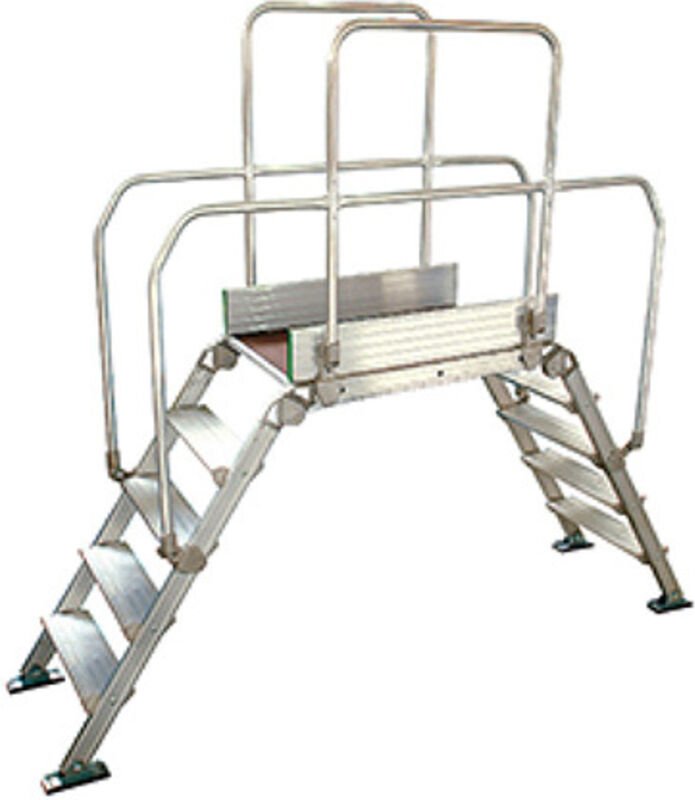 Kaiserkraft - Leiternüberstieg - Podest de 120x53cm - Maximale Arbeitshöhe 2.68m - DIVA2/120