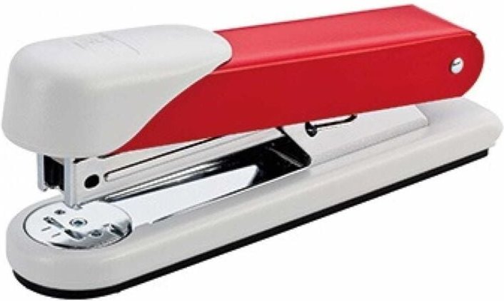 Novus - Heftgerät stabil 24/6 26/6 fest/lösbar/nageln 30 Bl. (80 g/m²) Metall rot