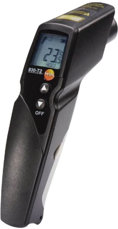 testo 830-T2 Infrarot-Thermometer Optik 12:1 -30 - +400 °C Kontaktmessung