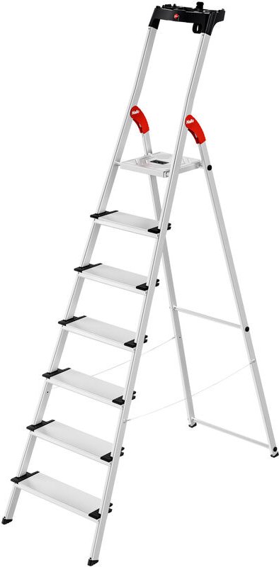 Hailo L80 ComfortLine Stehleiter 7 Stufen
