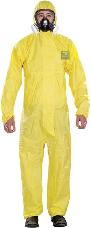 YY23T-00132-05 AlphaTec® 2300 plus - Modell 132 Chemikalienschutz, Gelb, xl Kleider-Größe: x - Ansell